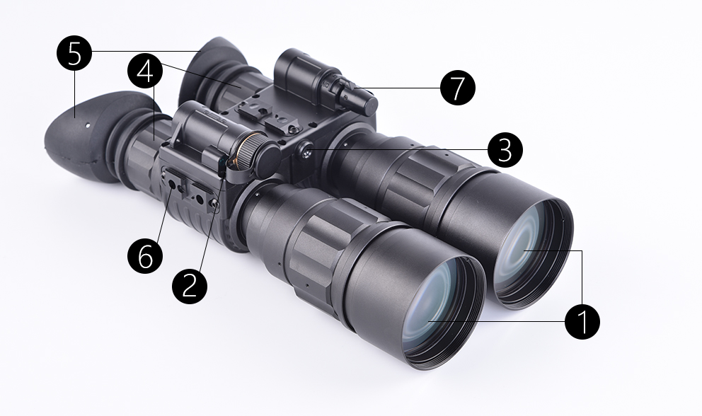 Vision nocturne binoculaire portable googles militaire Artemis Laser Range Thermal Scope Thermal 