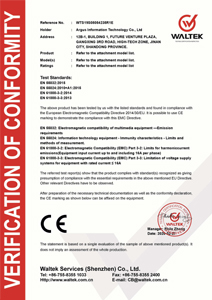 Vérification de la conformité