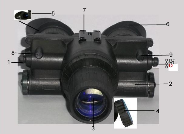 Argustustec Handheld Vision Vision Multi-fonction lunettes Thermal Scope Thermal