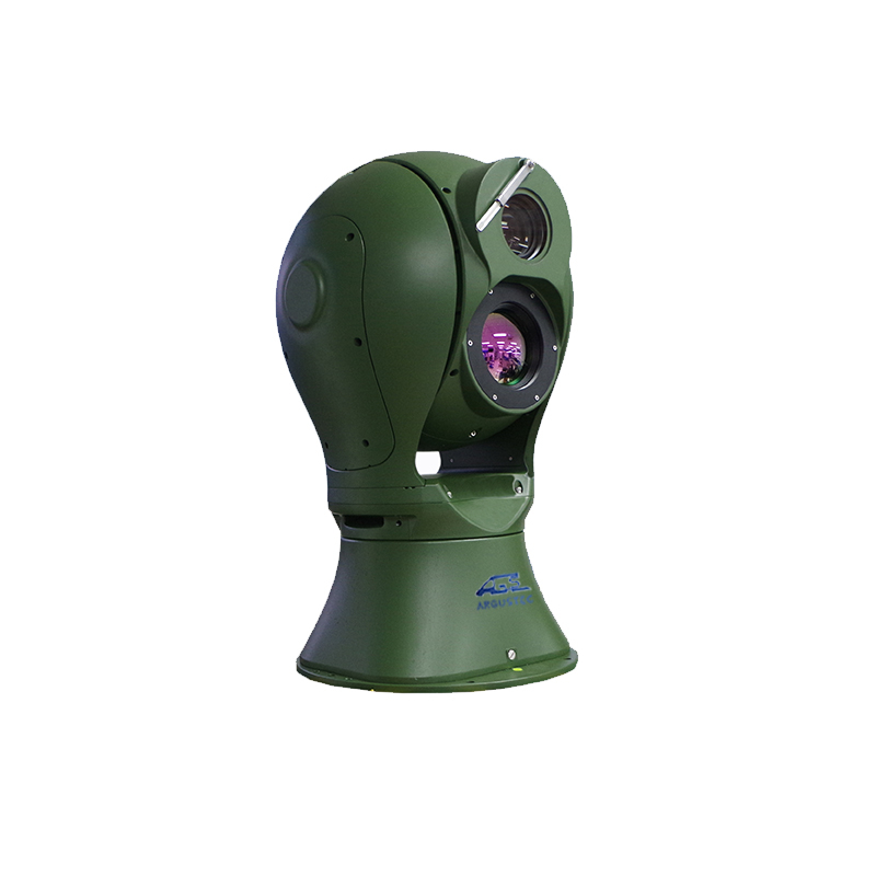 IR PTZ Plate-forme optique extérieure Caméra d'imagerie thermique pour la défense des frontières